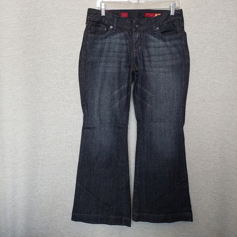 Express X2 Stella Full Leg Low Rise Jeans Size 8S - Picture 1 of 11